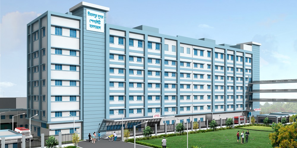 300 Bedded Tertiary Care Hospital, Srirampur, WB